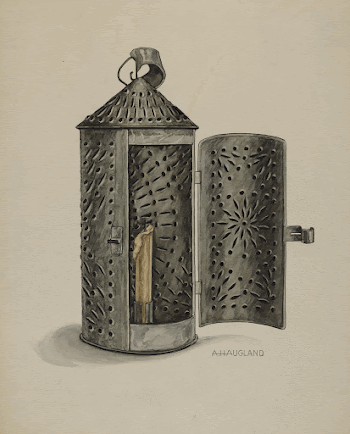 Tin Lantern (ca.1937) by Augustine | Free Photo - rawpixel