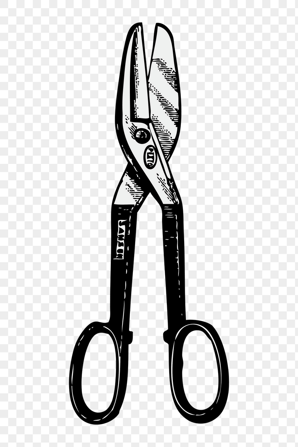 Tin snips png sticker, tool | Free PNG - rawpixel