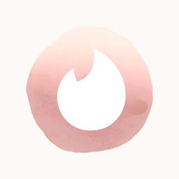 Tinder icon for social media in watercolor… | Free stock illustration | High Resolution graphic
