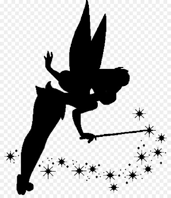 Tinker Bell Ariel Peeter Paan Peter Pan Silhouette - Tinkerbell silhouette 