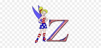 Tinkerbell, Tinker Bell, Usa, American Flag, Free Alphabet, - Tinkerbell, Tinker Bell, Usa, American Flag, Free Alphabet,