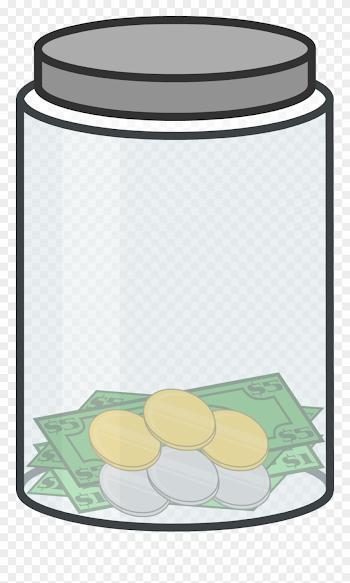 Tip Jar Left 2 - Object Redemption Tip Jar Clipart (#879016 ...