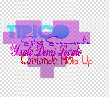 Tipico estas enamorada y sale demi lovato transparent background PNG clipart