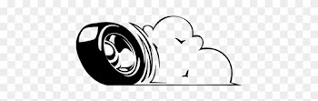 Tire Burnout Clipart