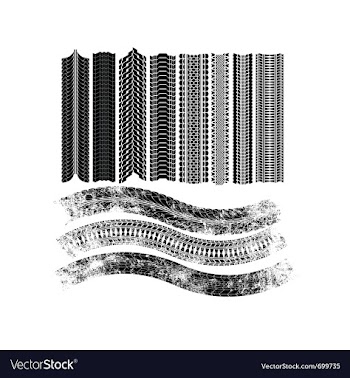 Tire patterns vector image