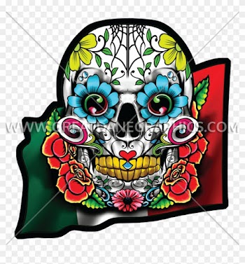 Tirecoverpro Full Color Sugar Skull With Roses