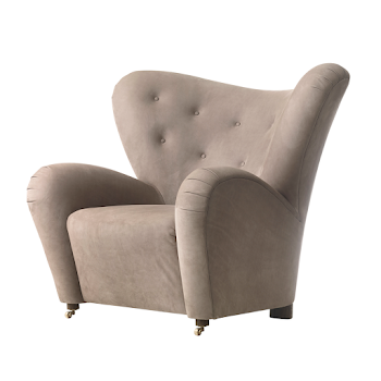 Tired Man Overstuffed Chair, Nubuck Leather | FURN: Lounge ...