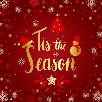 Tis the season typography vector | Free stock vector - 511239