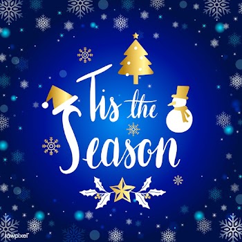 Tis the season typography vector | Free stock vector - 511243