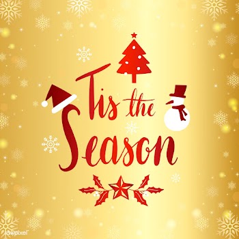 Tis the season typography vector | Free stock vector - 511252