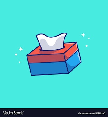 tissue paper box cartoon