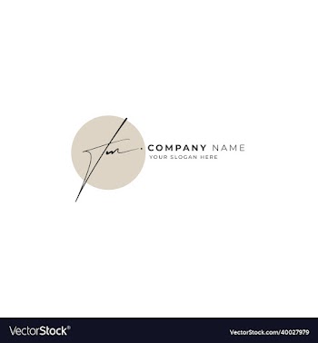 tm initial letters signature logo or handwritten l