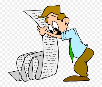 To Do Cliparts - List Of Words Cartoon