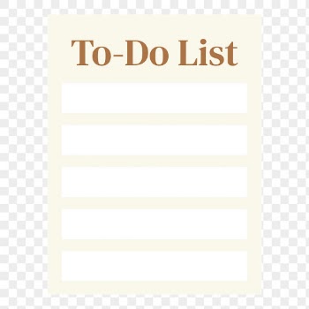 To-do list png clipart, daily | Free PNG - rawpixel