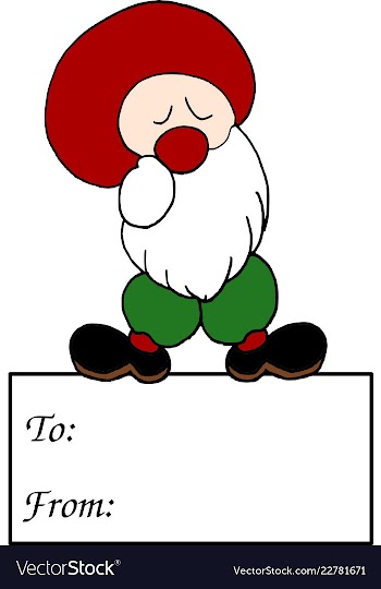 To-from card vector image