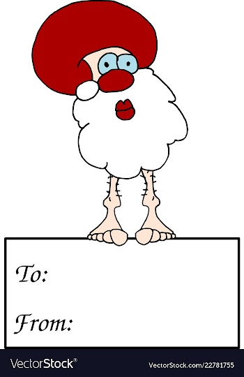 To-from card vector image