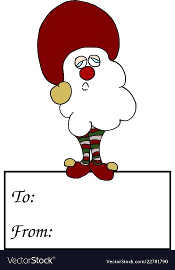 To-from card vector image