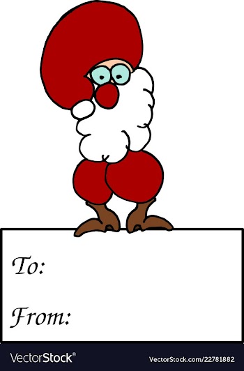To-from card vector image