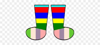 To Honor The True Meaning Of The Word Empathy, We Will - Silly Socks Clip Art