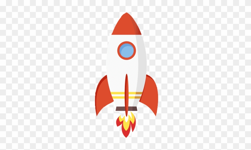 To Top Button - Transparent Background Rocket Gif