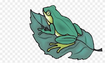 Toad Art 7, Buy Clip Art - Frog Is On The Leaf