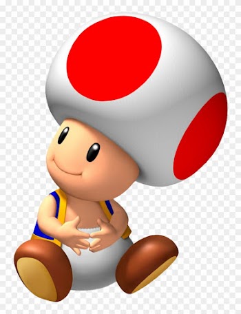 Toad Render By Superflash1980 - Baby Toad Super Mario