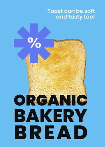 Toast breakfast poster editable template, | Free Vector Template - rawpixel