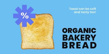 Toast breakfast Twitter post template, | Free PSD Template - rawpixel