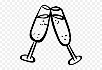 Toast, Wedding, Champagne, Food, Glasses Icon - Champagne Glass