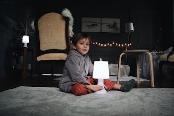 Toddler Boy's Gray Hooded Jacket
