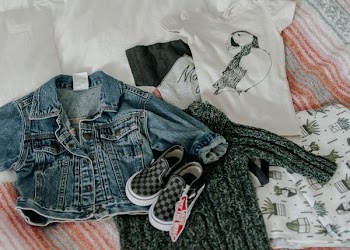 toddler's blue denim jacket