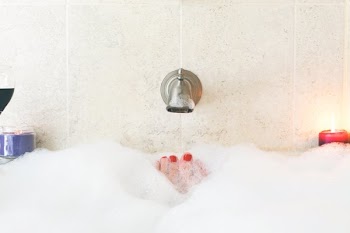 Toes In Bubble Bath