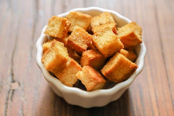 Tofu On White Bowl