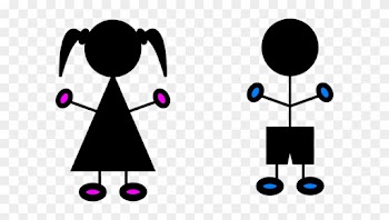 Toilet Signs Clipart - Boy And Girl Bathroom Signs