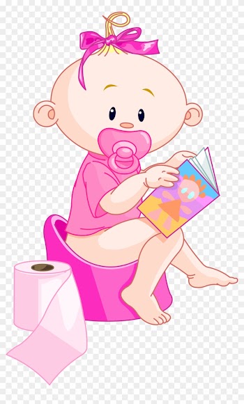 Toilet Training Royalty-free Clip Art - Boy And Girl Twins Cartoon
