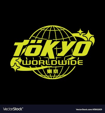 tokyo japan typography slogan streetwear y2k style