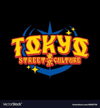 tokyo japan y2k streetwear style slogan typography
