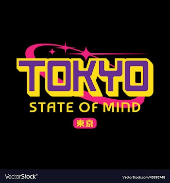 tokyo japan y2k streetwear style slogan typography
