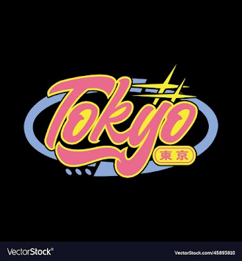 tokyo japan y2k streetwear style slogan typography