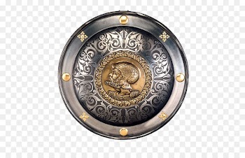Toledo Middle Ages 16th century Round shield - Iron badge 