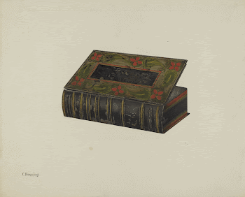 Toleware Trinket Box (ca.1940) by Charles | Free Photo - rawpixel
