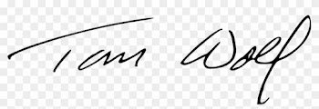 Tom Wolf Signature - Handtekening Tom