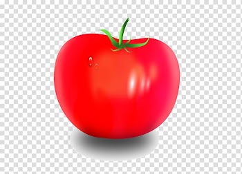Tomato Diet food Apple Natural foods, Fruit painted 3d 3d fruit transparent background PNG clipart