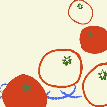 Tomato doodle background, cute fruit | Free PSD - rawpixel