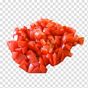 Tomato Vegetable beta-Carotene Lycopene, chopped tomato transparent background PNG clipart