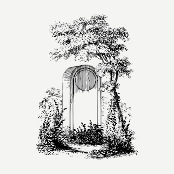 Tombstone drawing, vintage botanical illustration | Free PSD - rawpixel