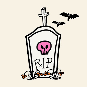 Tombstone halloween sticker vector cartoon… | Free stock illustration | High Resolution graphic