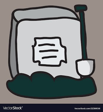 Tombstone made from stone and looking very old vector image
