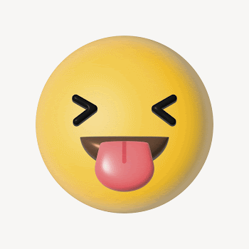 Tongue-out 3D emoticon | Free Photo - rawpixel