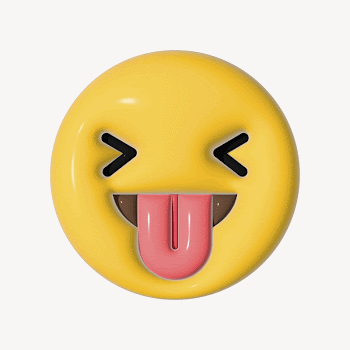 Tongue-out 3D emoticon | Free Photo - rawpixel